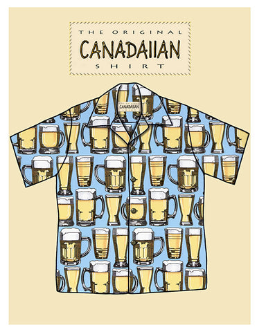 The Original Canadaiian Shirt | Beer on Blue